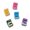 E, variant on XINGXIANG - 5-Pack Shiny Rainbow Letter Beads, Colorful A-Z Alphabet Loose Beads, Craft Accessories for Handmade Jewelry, Gifts & Decoration (Z)