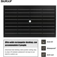 thumbnail image 7 of Furniture of America Hjem 5-Piece Black Metal Rectangular Patio Dining Set, 7 of 7