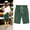 Green, variant on Loopsun Plus Size Shorts for Women, Casual Solid Cotton Linen Large Size Straight Capris Pants Hot Pink