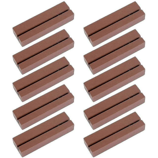 10pcs/set Wooden Card Holder Perfect Match Smooth Surface Vintage Style Wedding Party Card Holder Stand For Home
