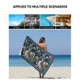 thumbnail image 5 of Navy Blue Flowers Towel Set of 3, Soft Microfiber Bath Towels, Hand Towel, Washcloths, Spring Floral Elegant Pastoral Botanical Quick-Dry Absorbent Towels for Bathroom Kitchen Hotel Beach Gym Spa, 5 of 7