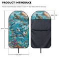 thumbnail image 6 of Garronmavis Waterproof Stain Resistant Front Car Seat Towel Cover, Universal Fit for Cars SUV Trucks Sedan Van, Ideal for Post-Workout Beach Sweating Scenarios, Protects Original Seats from Stains, 6 of 8