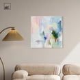 thumbnail image 4 of Verdant Breeze Over White Canvas Modern Colorful Art by Art Remedy, Gallery Wrapped, 30" x 30", 4 of 8