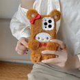 thumbnail image 1 of Funda de teléfono con muñeco de peluche 3D hello kt, regalo de cumpleaños para iPhone 14, 13, 12, 11 Max, figura de Anime japonés Kuromi, funda anticaída para teléfono, 1 of 4