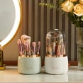 thumbnail image 3 of atopo Makeup Brush Holder Organizer with Lid for Vanity Desktop Bathroom Countertop, 3 of 3