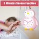 thumbnail image 3 of JUSTUP Kids Alarm Clock Cute Penguin Alarm Clock with Night Light Snooze Alarm Clock --- Pink, 3 of 5