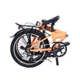thumbnail image 3 of ZiZZO Forte 8-Speed 20" Wheel, Aluminum Folding Road Bicycle for All Genders, Coral, 3 of 9