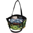 thumbnail image 5 of Plant Canvas Leather Mix Tote Bag with Twill, Sponge, and Jeanette Material, 30x10.5x39cm - Handheld Fashion Shoulder Purse for Women, 5 of 5