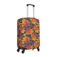 thumbnail image 6 of Cauagu Vintage Abstract Maple Leaf Art Print Travel Luggage Cover,Travel Dust-proof Suitcase Cover Softside Suitcase Protector for 18-32inch,Not Included Suitcase, 6 of 8