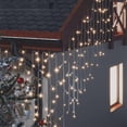 thumbnail image 6 of vidaXL Christmas LED Curtain Icicle Lights, 400 Warm White Lights, 9.8 ft Lighted Length, 8 Lighting Modes, Waterproof, 6 of 10