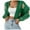 75-Green, variant on Essentials Women Christmas Cardigan Cropped Knitted Sweater Long Sleeve Open Front Slim Cute Cartoon Print Xmas Sweater Coat for Fall and Winter