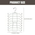 thumbnail image 2 of KAKOWELY Multi-layer Underwear Hanger Household Bra Hanger Multi-function Bra Rack,20.47"X12.2"X0.2", 2 of 5