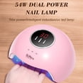 thumbnail image 2 of HIBIBUD Gel Polish Lamp,Uv Led Nail Lamp,Nails Dryer,Gel Nail Uv Light,54W Uv Light for Gel Nails with 18 Lamp Beads Nail Lamps,Uv Lamp Gel Nail Polish,White, 2 of 7