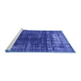 thumbnail image 2 of Ahgly Company Machine Washable Indoor Rectangle Oriental Blue Industrial Area Rugs, 5' x 8', 2 of 4