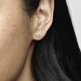 thumbnail image 3 of Pendientes PANDORA Sparkling Infinity de plata de ley CZ, 3 of 3