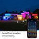 thumbnail image 5 of Luz de inundación Irfora A C100-240V 30W LED RGB + CCT Lámpara de puntos de luz de inundación con controlador Compatible de forma inalámbrica y BT Conexión doble / Teléfonos compatibles Control de apl Irfora Luz de inundación, 5 of 7