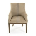 thumbnail image 5 of Zentique CF139 513 A033 Blue Stripe Liberte Deconstructed Arm Chair, Khaki & Blue, 5 of 6