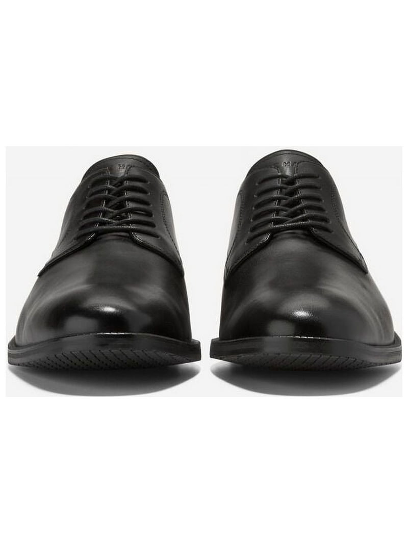 Cole Haan Black Leather lace Up 7.5M plain Oxford Cole Haan Mens Modern Classics Plain Toe Oxfords Black  main image 4