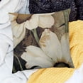 thumbnail image 2 of SHANXI Daisy Flower Decorative Pillow Covers White Floral Plant Throw Pillow Square Accent Pillow Case for Sofa Bedding 22x22in, 2 of 5
