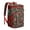 Red-3, variant on Cactus Print Backpack Cooler, Leakproof Insulated Cooler Bag with Succulents Design for Desert Style Camping, Hiking, and Picnic