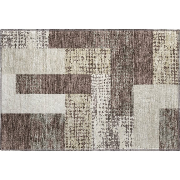 Dalyn Rugs Premium Machine Washable Mayfield AMF941 Brown 1'8" x 2'6" Rug