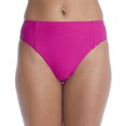 thumbnail image 2 of Becca by Rebecca Virtue RASPBERRY High-Waist Bikini Swim Bottom, US Small, 2 of 4