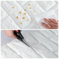 thumbnail image 5 of 5-30pcs 35cm*30cm DIY Self-adhesive 3D Wall Stickers For Bedroom Waterproof Home Decor Background Foam Brick Wallpaper, 5 of 10