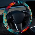 thumbnail image 2 of Note 14.5 Inch Printing PVC Leather Auto Accessories Car Wheel Cover Steering Wheel Covers Steering Wheel Cover, 2 of 6