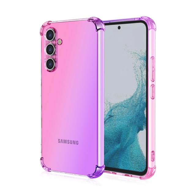 Funda de teléfono para Samsung Galaxy A54, 5G, A14, 4G, A24, A34, 5G, A04S, A04e, A04, gradiente transparente, antiarañazos, Flexible, TPU, a prueba de golpes qiuyongming unisex