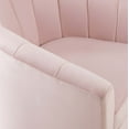 thumbnail image 6 of Modway Prospect Performance Velvet Swivel Armchair in Pink, 6 of 8