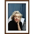 thumbnail image 2 of Art.com Portrait of Marilyn Monroe on Patio Outside of Her Home Photographic Print by Alfred Eisenstaedt, Brown Frame Wall Art, 17" x 23", 2 of 5