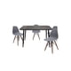 thumbnail image 1 of Comedor Murcia Rectangular 120x70 con sillas grisespara 4 personas, 1 of 2