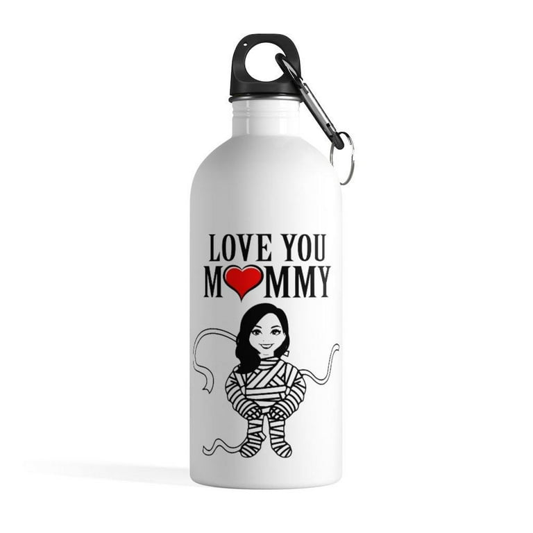 Custom Appreciation Water Bottle With Carabiner