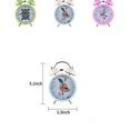 thumbnail image 2 of Saytay Reloj despertador de dormitorio de 3 pulgadas, reloj despertador de metal, reloj de escritorio para decoración del hogar de estudiantes (hy), 2 of 5
