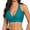 X2 Dark Green, variant on Ticikt Womens Underwire Push Up Bikini Top with Removable Bra Pad Adjustable Wide Straps Cropped Tankini Swimsuit Top Only,Color:Multicolour,Size:XXL