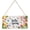 Color-35, variant on Hello Spring - Wooden Wreath Accent Sign; Home Decorations
