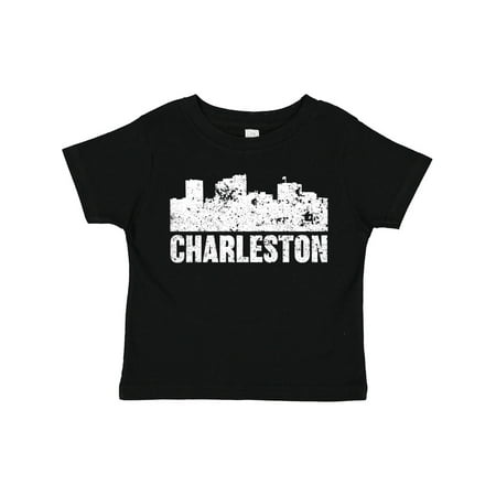 

Inktastic Charleston Skyline Grunge Gift Toddler Boy or Toddler Girl T-Shirt