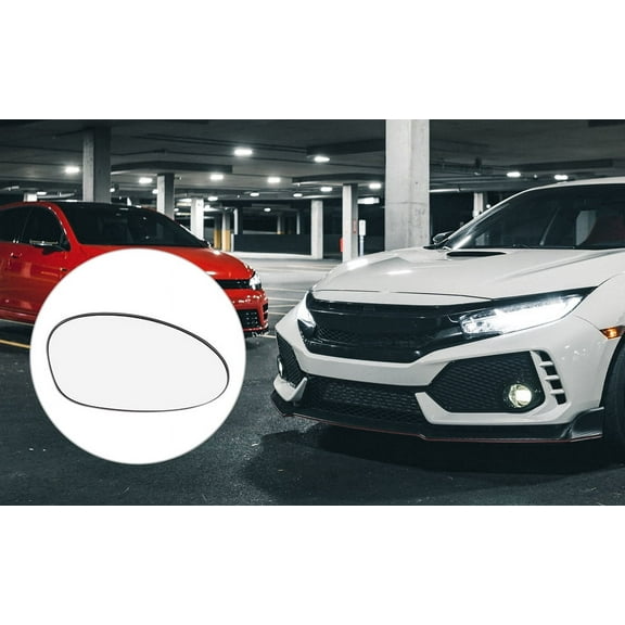 Unique Bargains Car Rearview Mirror Glass with Backing Plate Heated Right