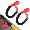 thumbnail image 3 of 2Pcs 1/2" Soft Shackle Rope Synthetic Tow Recovery Strap 38000LBS for ATV UTV, 3 of 5
