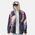 thumbnail image 2 of Lsque Dragon Pattern UPF 50+ Lightweight Sun Protection Men's Women's Long Sleeve Shirt, Hoodie Performance -Medium, 2 of 7
