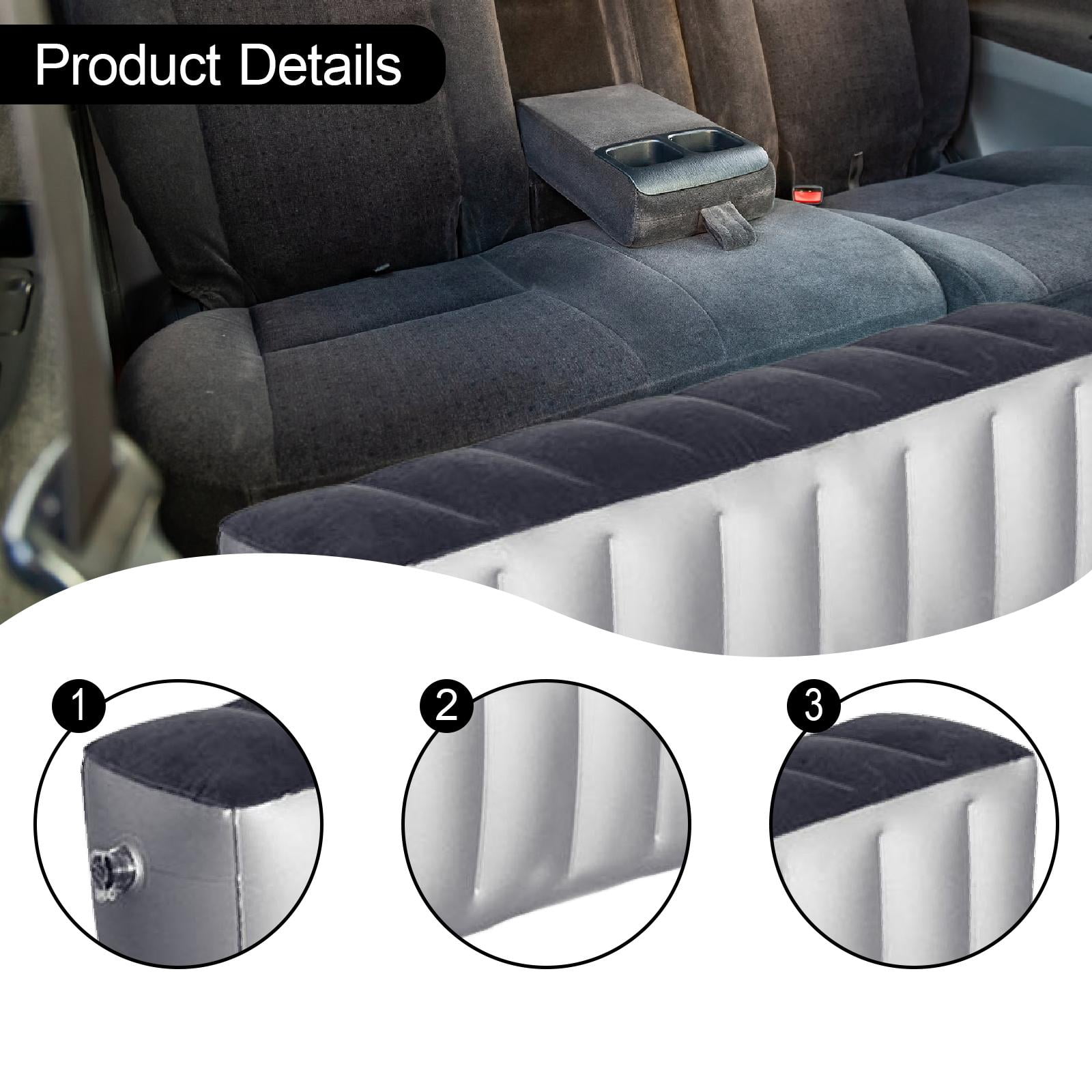 Inflatable Car Air Travel Mattress Sleeping Gap Pad Flocked PVC Material for Family Road Trips and Campers