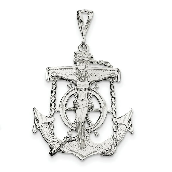 Sterling Silver Mariner Cross Pendant