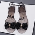 thumbnail image 3 of CAICJ98 Wedge Sandals for Women Women Sandals with Arch Support Summer Comfortable Slides Casual Slip On Beach Sandal Outdoor Walking Flats Shoes,Black, 3 of 5