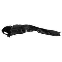 TRQ Front Left Inner Fender Liner Black Drivers Side Fits Select 2005-2008 Toyota Corolla TO1248119 TO1250118