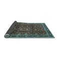 thumbnail image 2 of Ahgly Company Indoor Square Persian Light Blue Traditional Area Rugs, 4' Square, 2 of 4