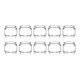 thumbnail image 1 of 10Pcs Clear Bubble Glass Tubes Mini Cups for Zeus Sub Ohm Tank Repair Parts Accessory, 1 of 5