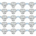 thumbnail image 3 of Bewildely 3*1W LED Luz de techo Foco empotrable Downlight Blanco frío 100-245V Iluminación y accesorios Frío Bewildely HA026101-01, 3 of 6