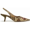 thumbnail image 2 of Sam Edelman Women's Bianka Sling Natural Floral Multi Heels 7M, 2 of 5