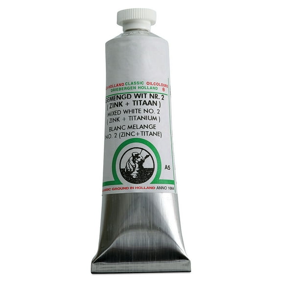 Old Holland Classic Oil Color - Mixed White 2, 40 ml tube