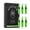 Saturated Green Ink, variant on Inlumino Heart Ink Ballpoint Pen Cartridges – Saturated Red Ink (6 Pack) – Practice Cartridges for Rotary Pen – Water-Based Ink with Bold Color